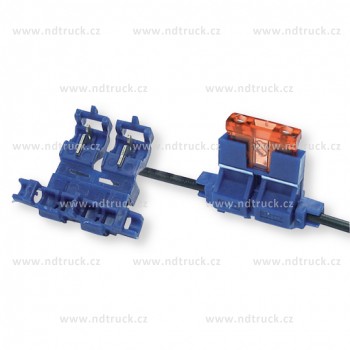 Rychlospojka káblu na pojistku, průběžná BER